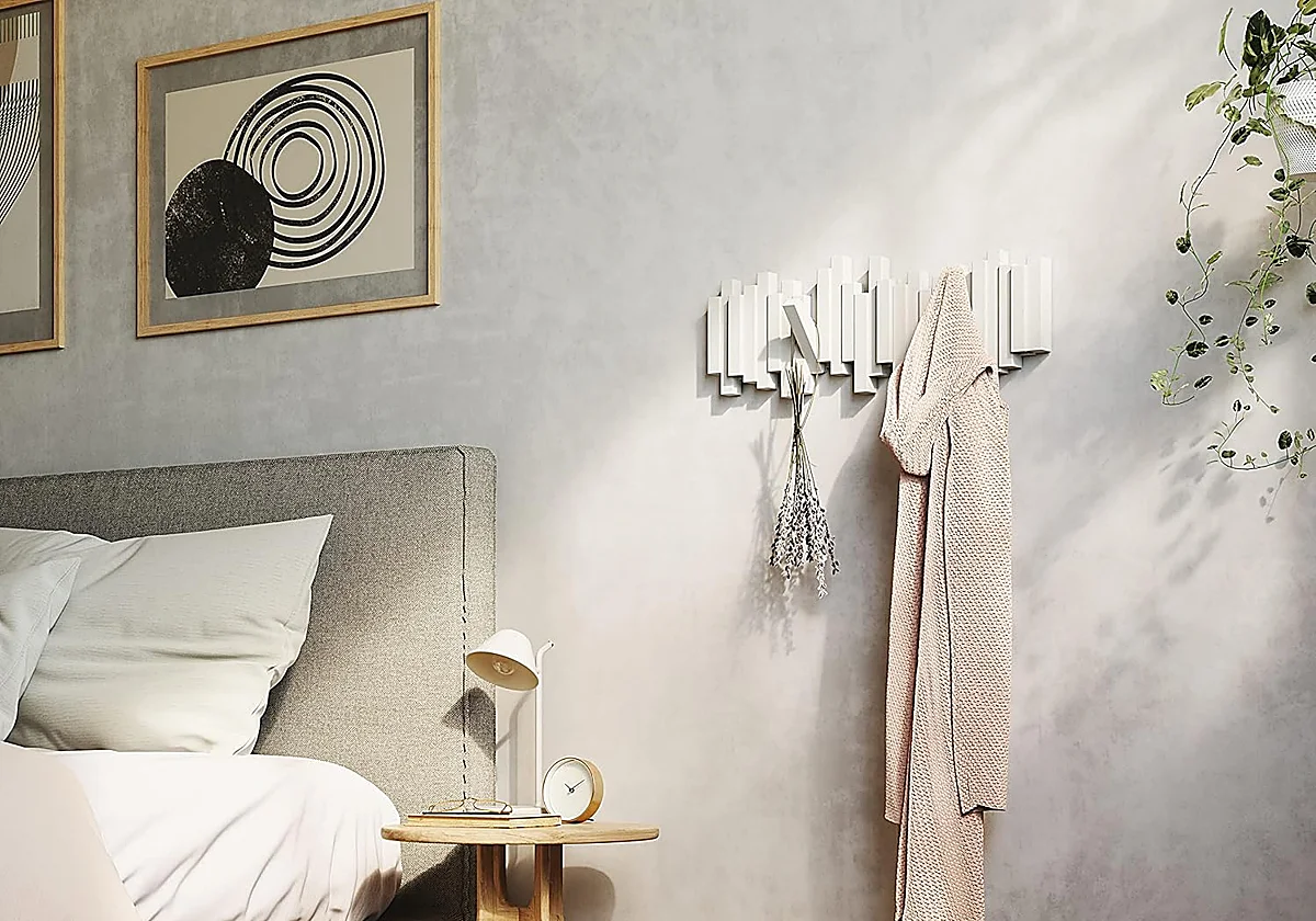 Estos percheros de pared son perfectos porque ocupan poco y aportan un toque de estilo a tu hogar