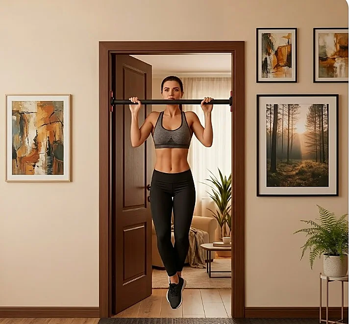 Mejora tu entrenamiento diario en casa con estas barras de dominadas para puertas