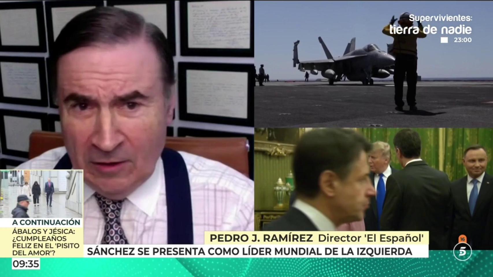 Pedro J. en 'AR': "Trump es un líder sin rumbo, pero Sánchez sobreactúa y eso es peligroso para los intereses nacionales"