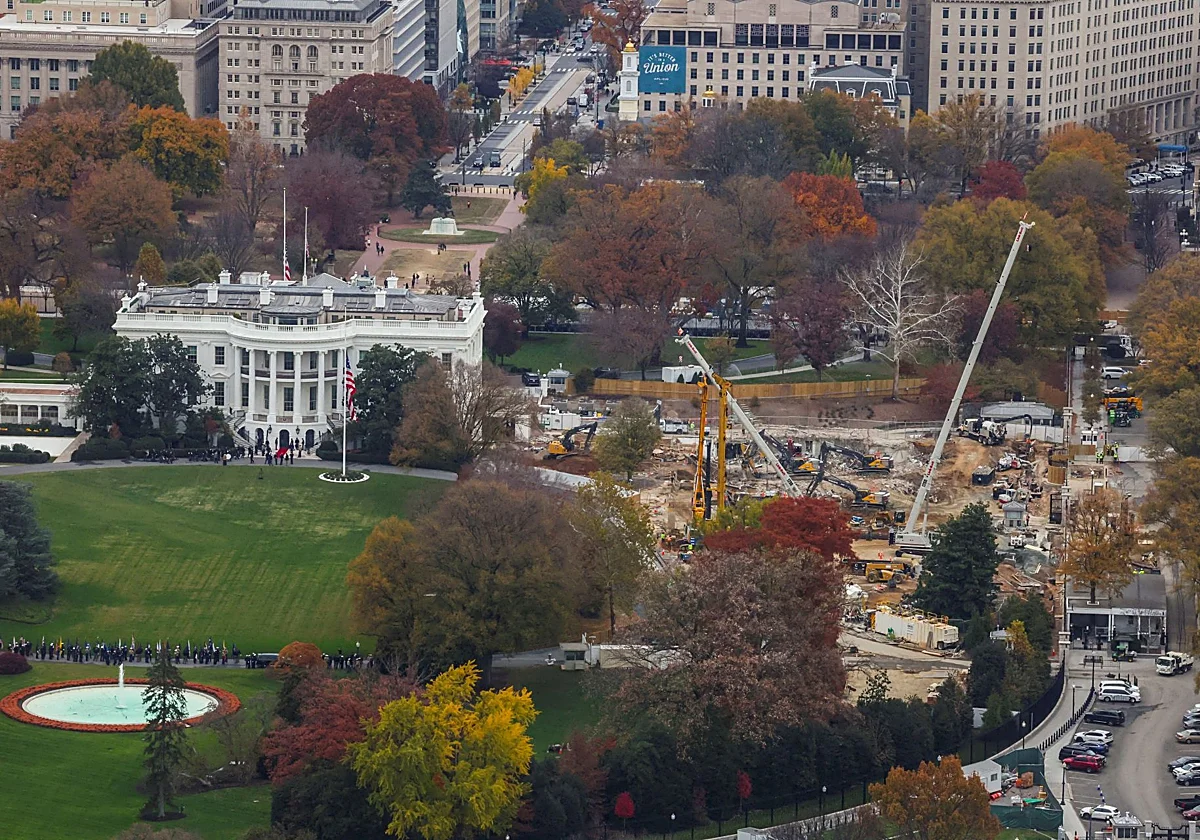 Un juez paraliza la obra de Trump para crear un salón de baile en la Casa Blanca