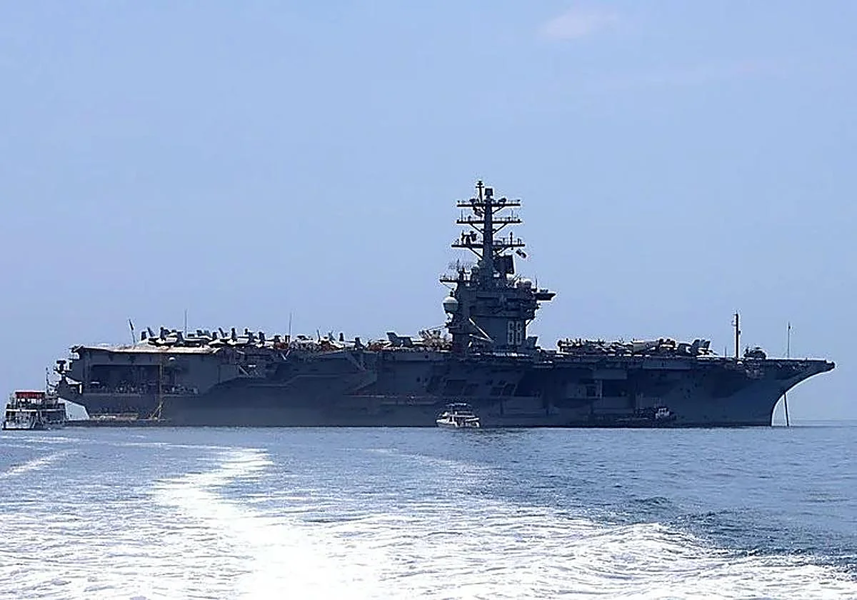 EE UU envía un tercer portaaviones a Oriente Medio