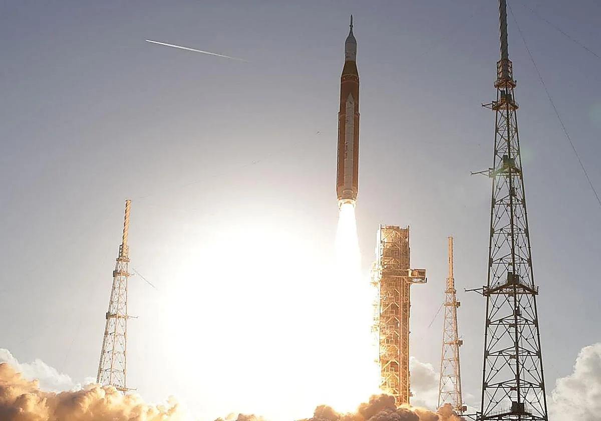 First crewed mission to the Moon in 53 years takes off