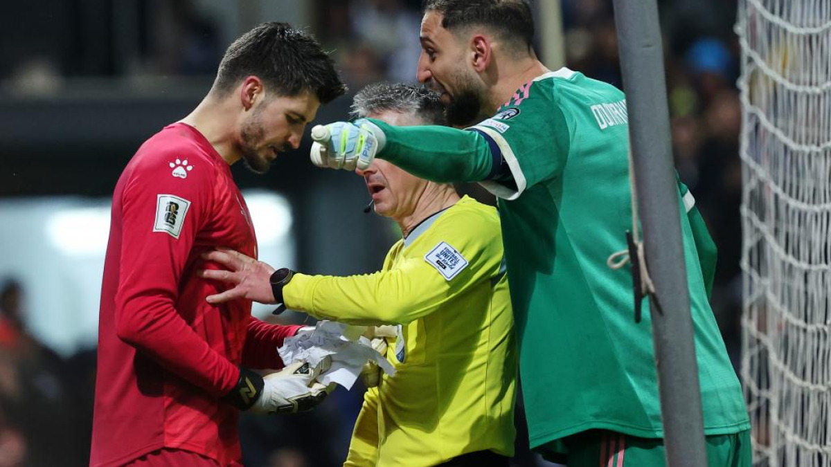 El feo gesto de Donnarumma en la tanda de penaltis con el portero bosnio