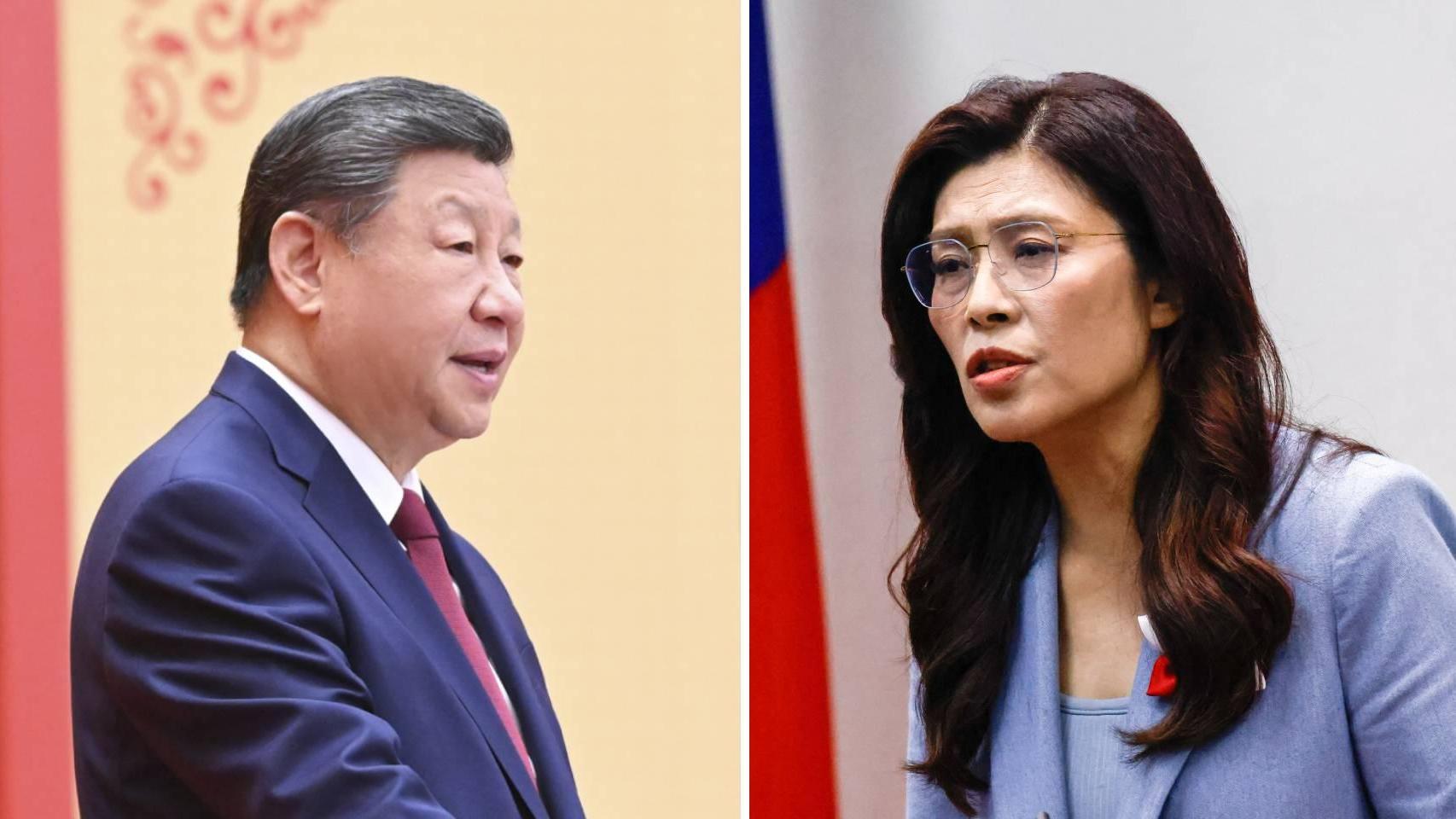 Xi marca territorio antes de recibir a Trump: invita a la líder opositora de Taiwán favorable a la "reunificación" con China