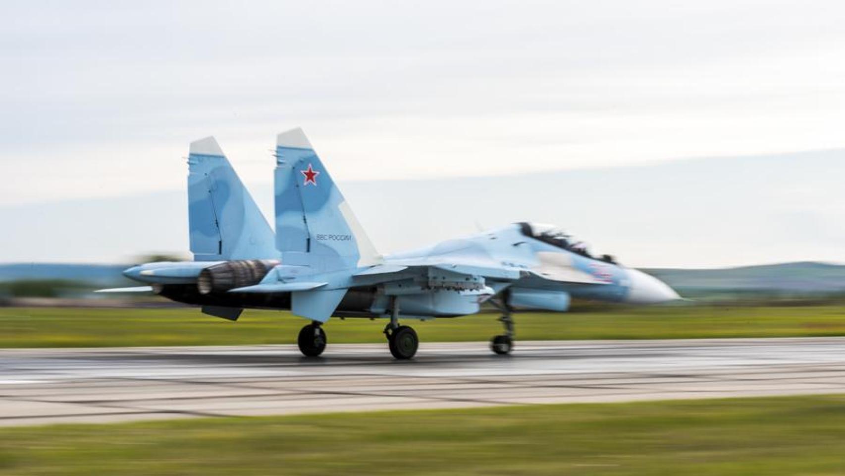 Un caza de combate ruso se estrella en Crimea durante un entrenamiento: nuevo accidente de un avión militar en tres días