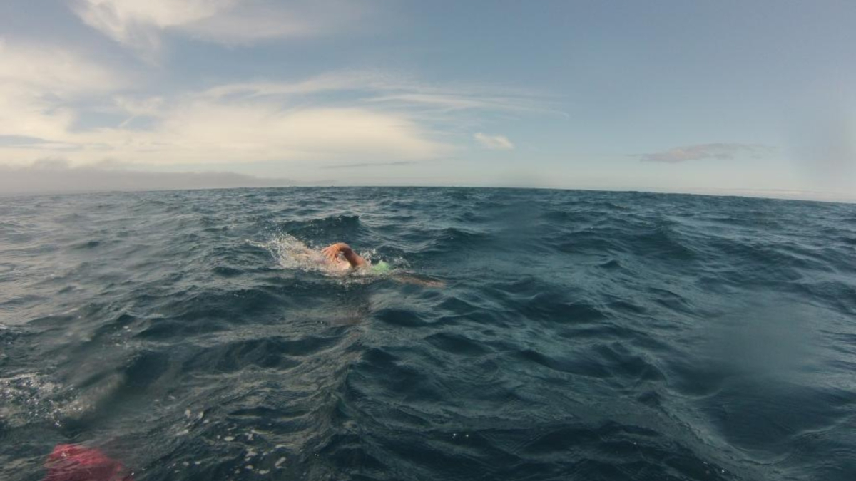 Jorge Crivillés completa la travesía del Río de la Plata