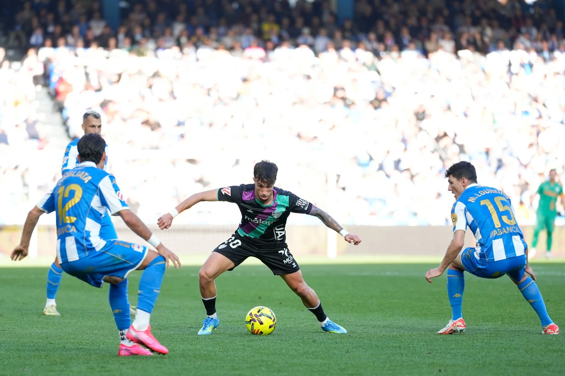 Notas a los jugadores del Málaga en Riazor