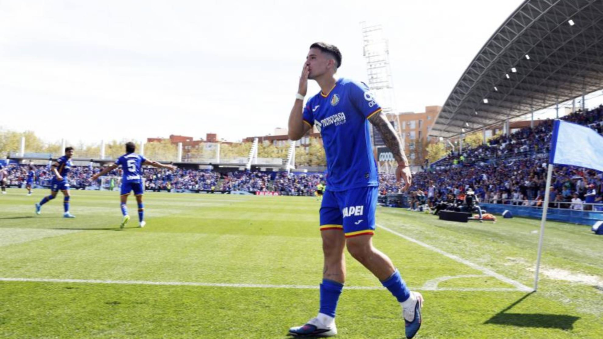Martín Satriano: por la tarde, gol