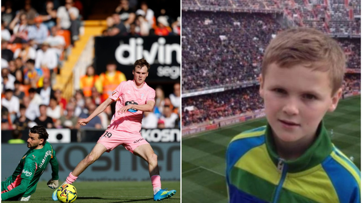 Williot Swedberg marca con el Celta su gol soñado en Mestalla: “Mi padre estaba en el campo y se emocionó”