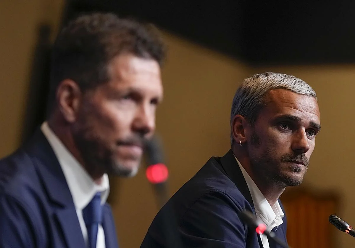 Simeone, emocionado junto a Griezmann: «Eres admirable»