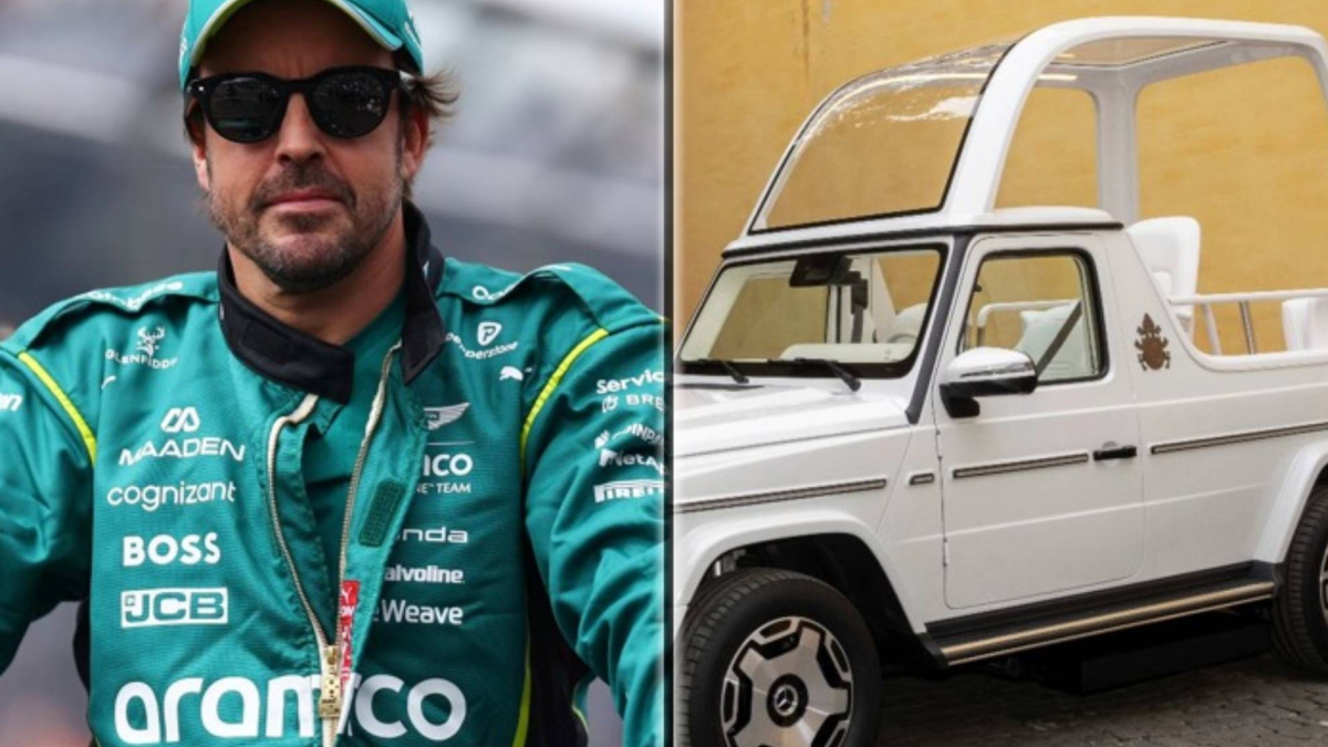 El Vaticano "puso el grito en el cielo" a la petición de que Fernando Alonso condujese el Papamóvil: "¡De ninguna manera!"