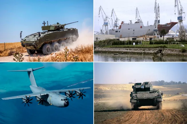 Indra, Navantia, Santa Bárbara y Airbus, a por la nueva Defensa sostenible
