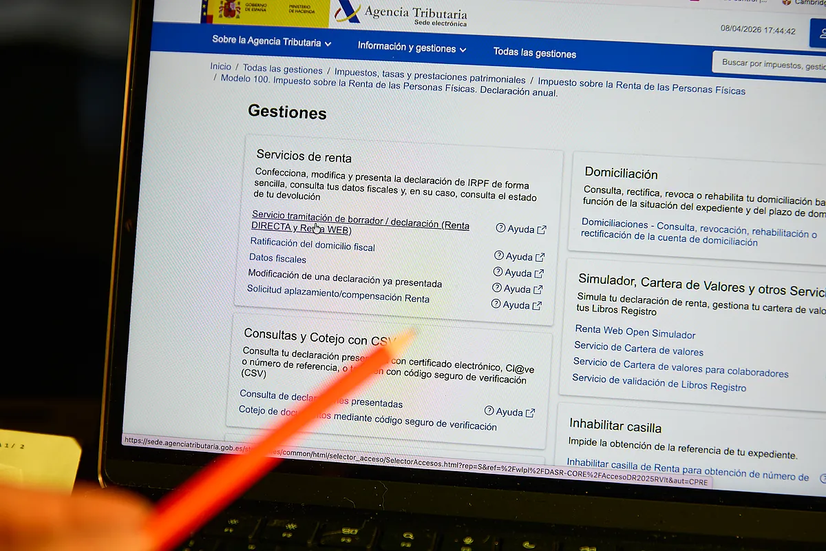 Renta 2025: La Agencia Tributaria empieza a ingresar las devoluciones el viernes