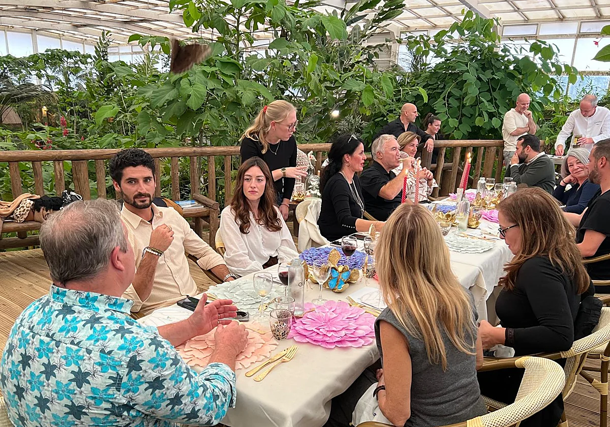 Eating among the butterflies: a unique dinner in Benalmádena