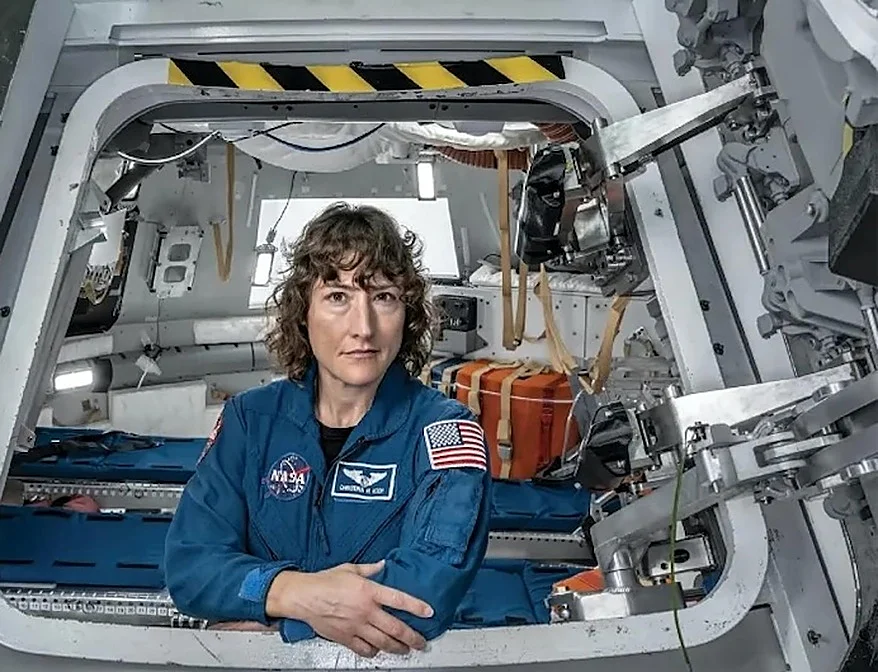 La astronauta Christina Koch ha vuelto a hacer historia