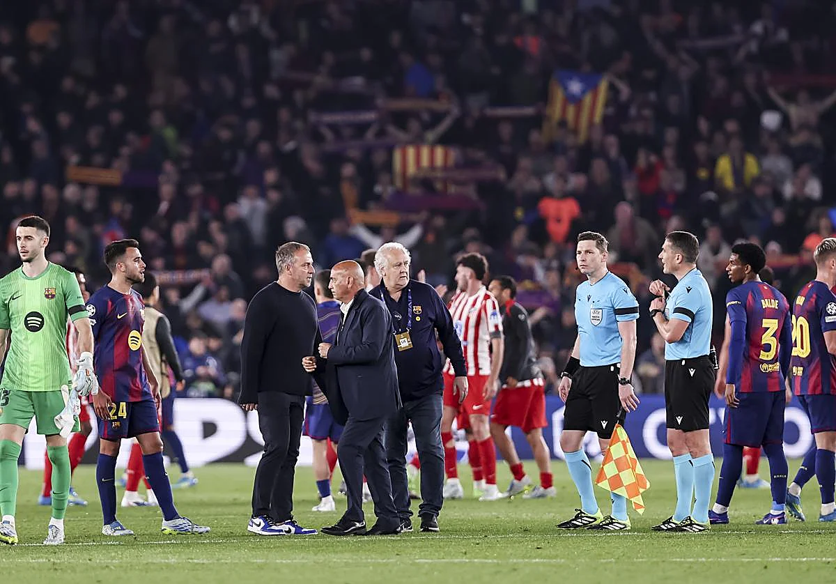El Barça solicita a la UEFA una investigación por el arbitraje ante el Atlético en Champions