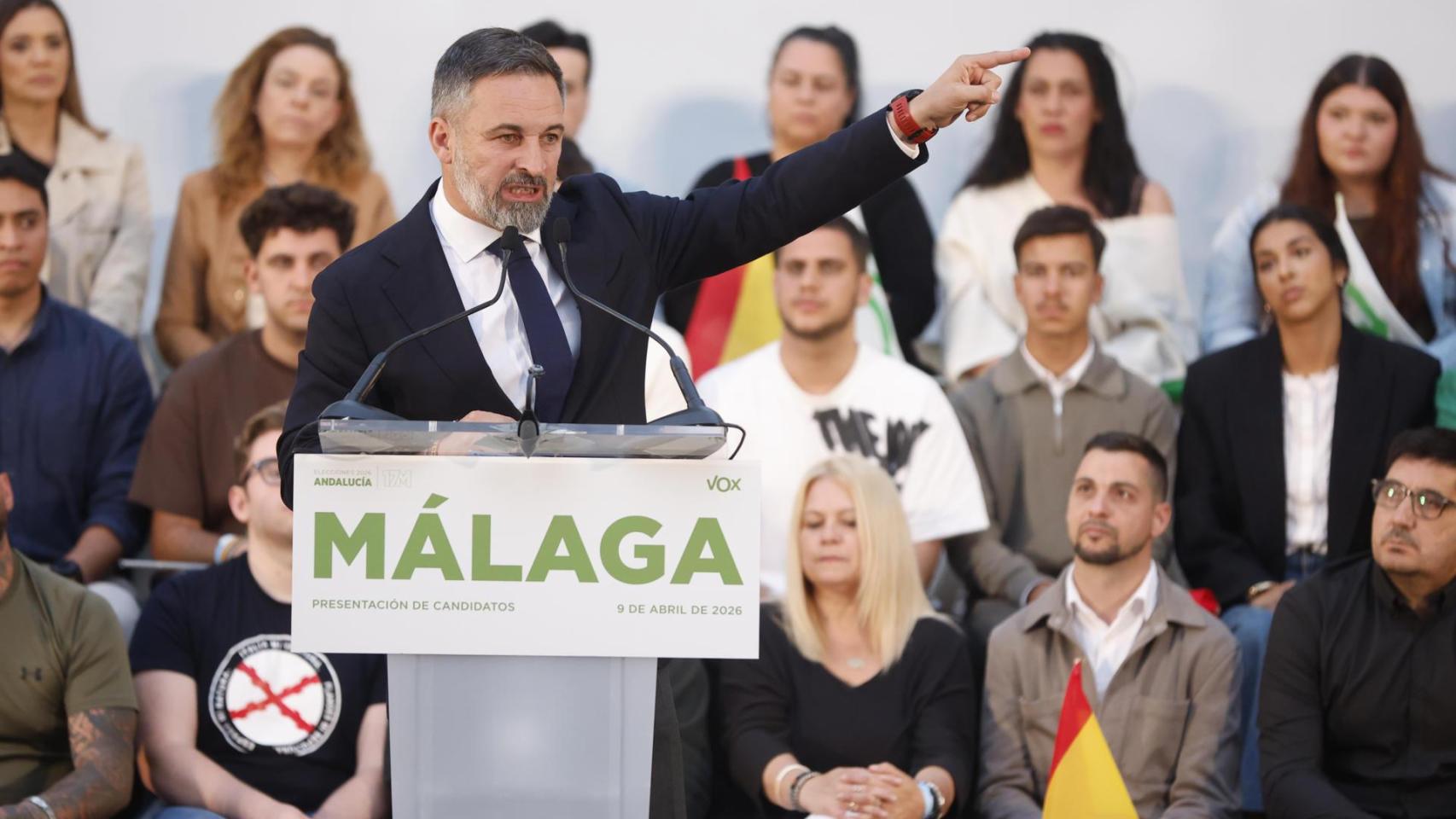 Abascal inaugura la precampaña andaluza llamando Juanma "Moruno" al presidente de la Junta