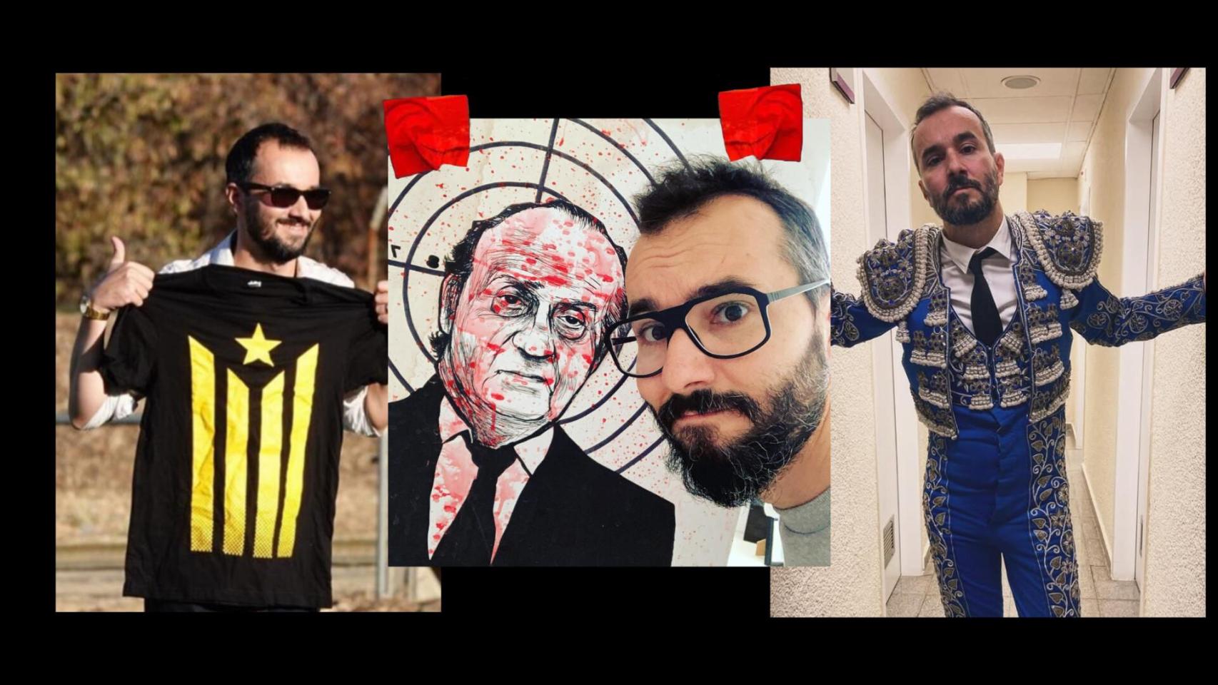 Jair Domínguez, el bufón separatista del "puta España" al que persigue un juez por pedir que se pare a Vox a puñetazos