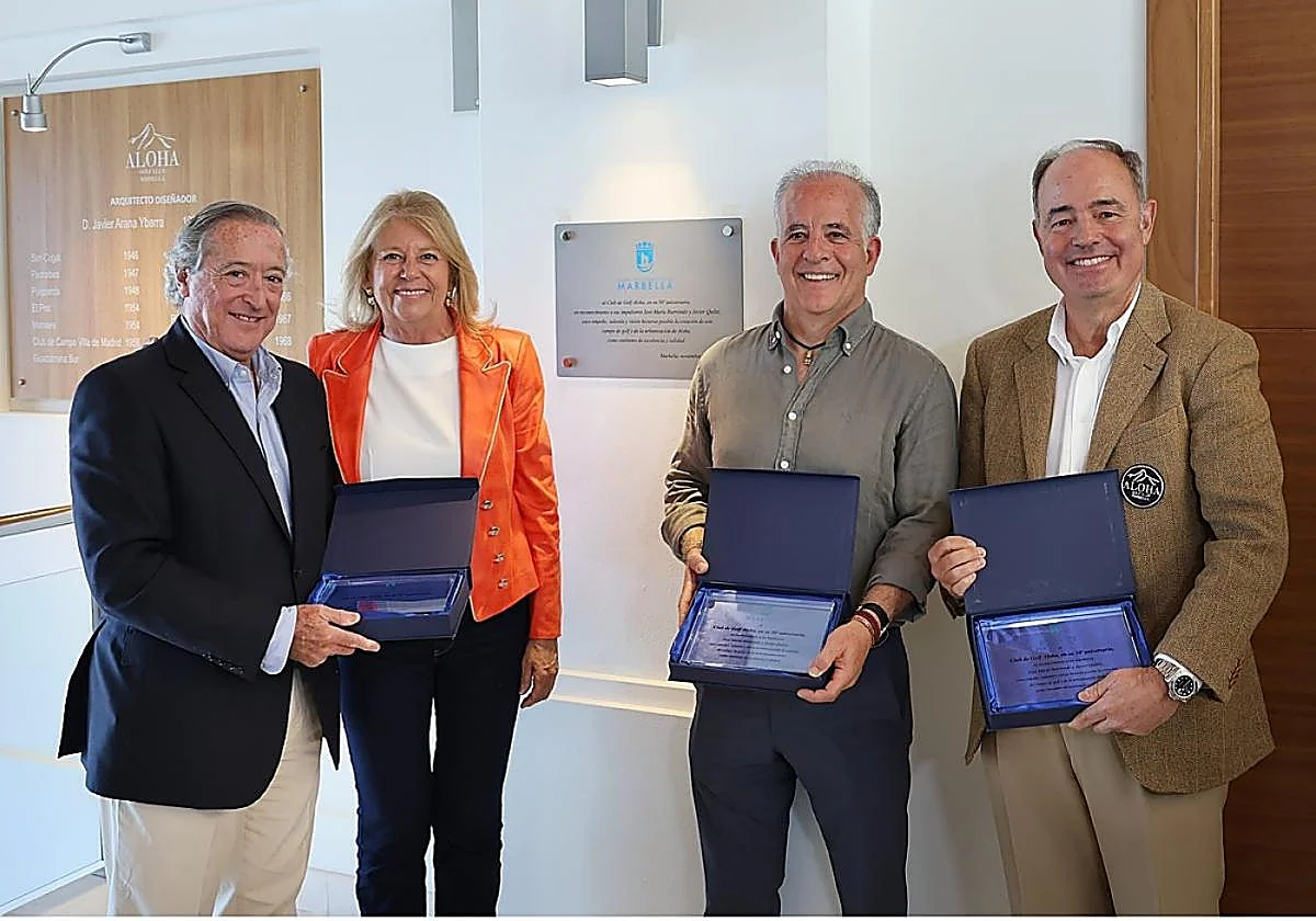 Founders recognised on Marbella golf club anniversary