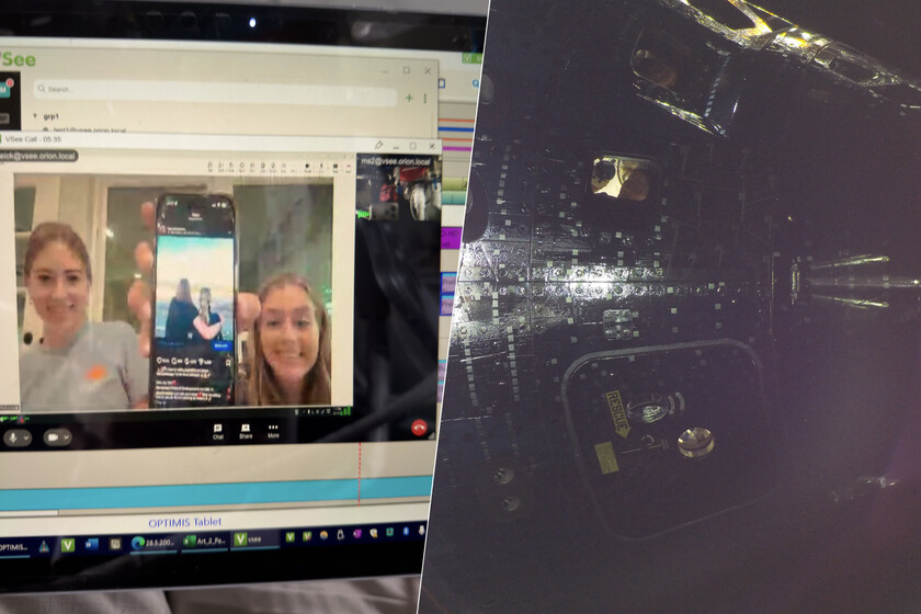 A 300.000 kilómetros de la Tierra ya se pueden hacer videollamadas. Artemis II está usando tecnología de telemedicina