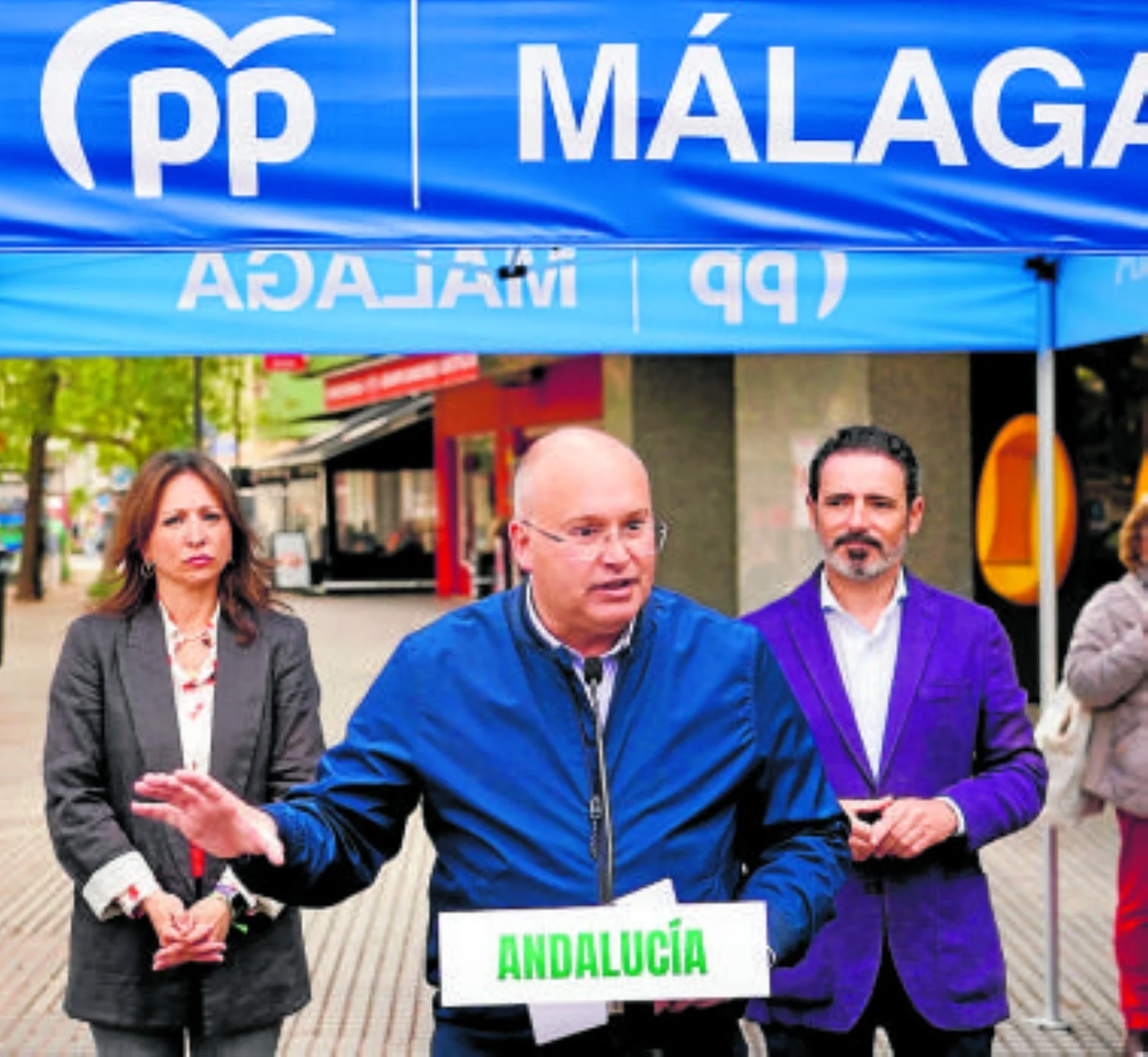 Tellado fustiga el «sablazo fiscal» de la candidata socialista y ensalza a Moreno