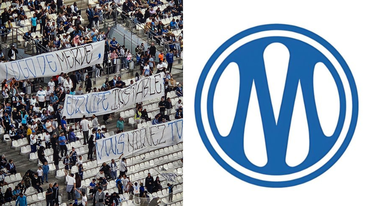 La afición del Marsella estalla con el nuevo escudo: "Logo de mierda"
