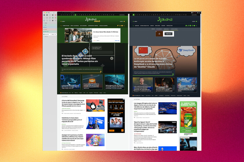 Los navegadores quisieron presumir de IA, pero había dos revoluciones mucho más simples: pestañas verticales y pantalla dividida