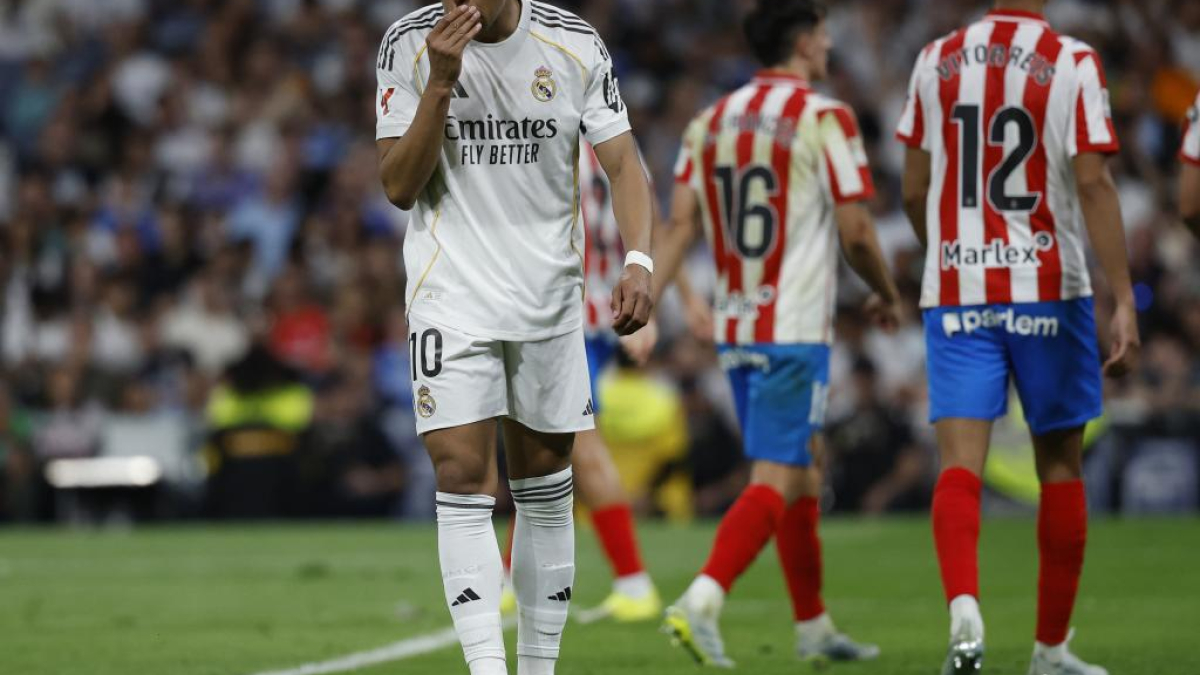 Mbappé se ha caído<br>