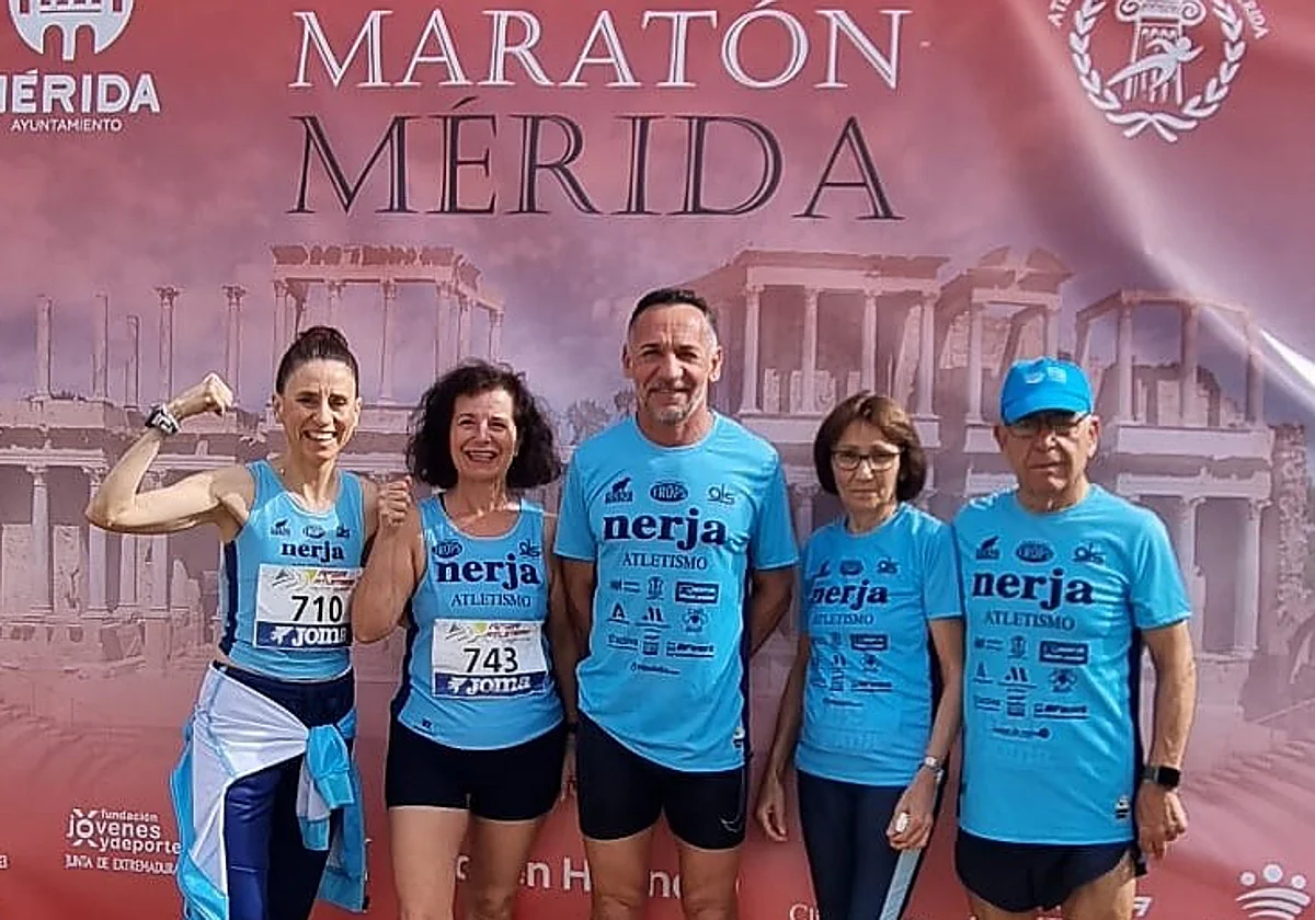 Yahya Aouina y María Jesús Cano lideran el éxito del Trops-Cueva de Nerja en el Campeonato de España de Mérida