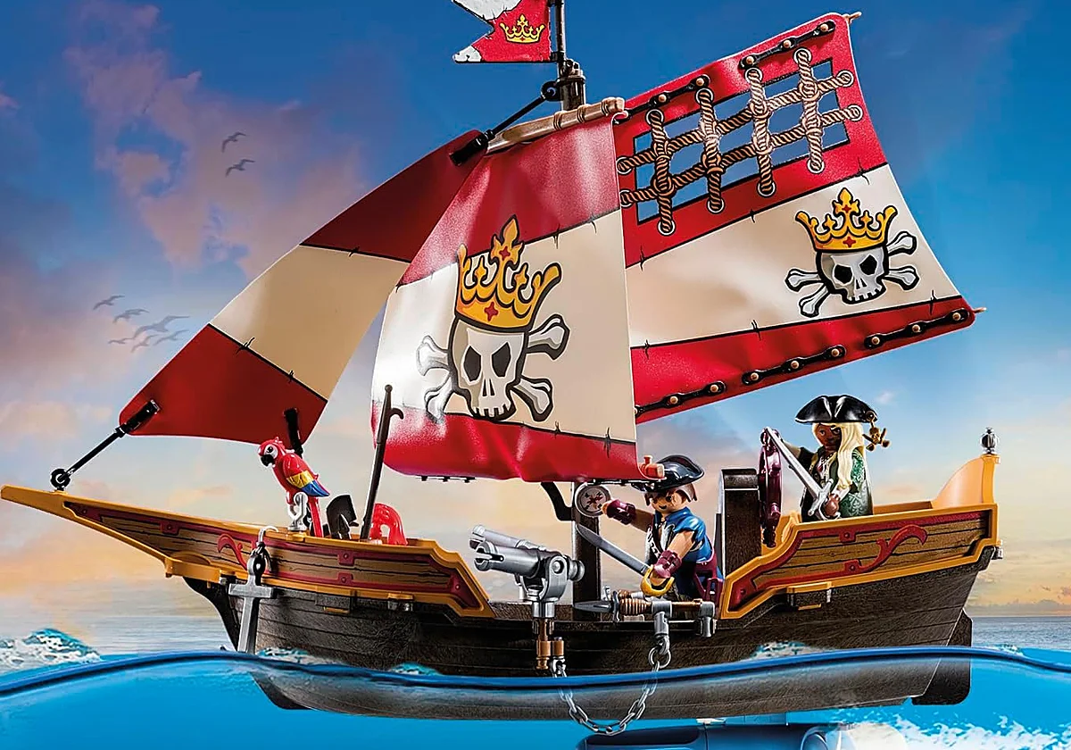 El barco pirata de PLAYMOBIL convertirá el baño en una gran aventura en alta mar