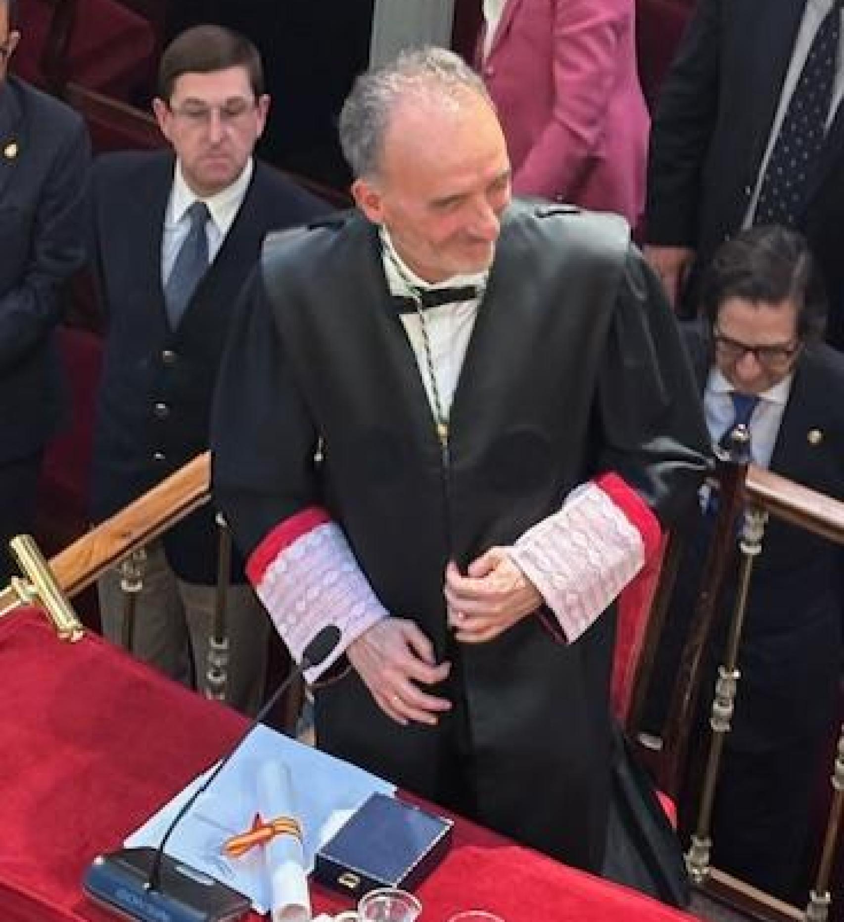 Marchena ingresa en la RAJL alertando del uso de las nuevas tecnologías en la investigación penal: "No todo vale"