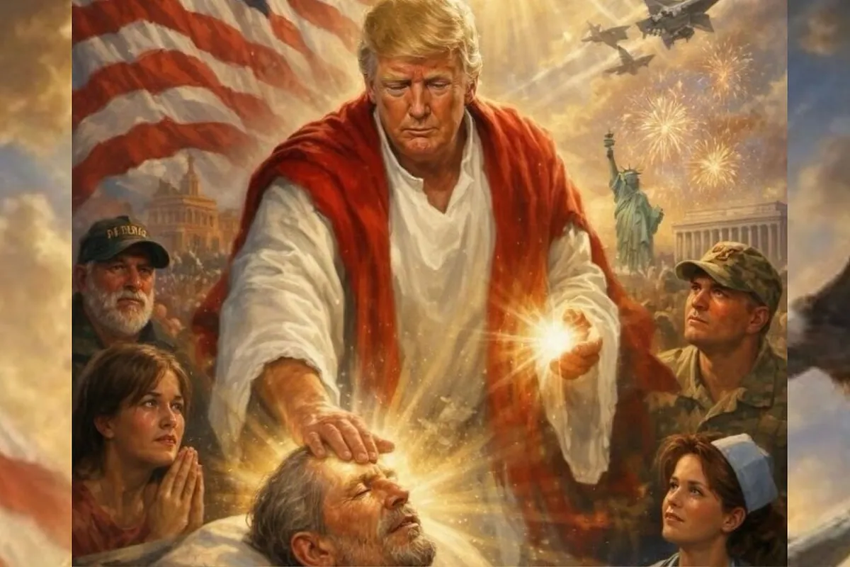 Trump borra su publicación sobre Jesús tras críticas de sus partidarios