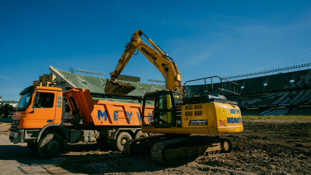 Comienza la primera fase de las obras de construcción del nuevo estadio Benito Villamarín