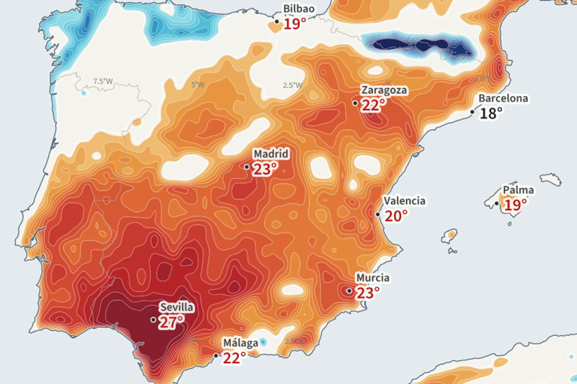 España lleva casi cuatro años sin batir un solo récord de frío. En el mismo periodo, ha batido 100 de calor: este único dato basta para entender esta primavera