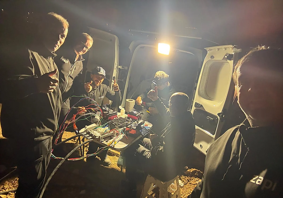 La operadora malagueña PTV fue la primera en restablecer sus servicios de internet en Teatinos