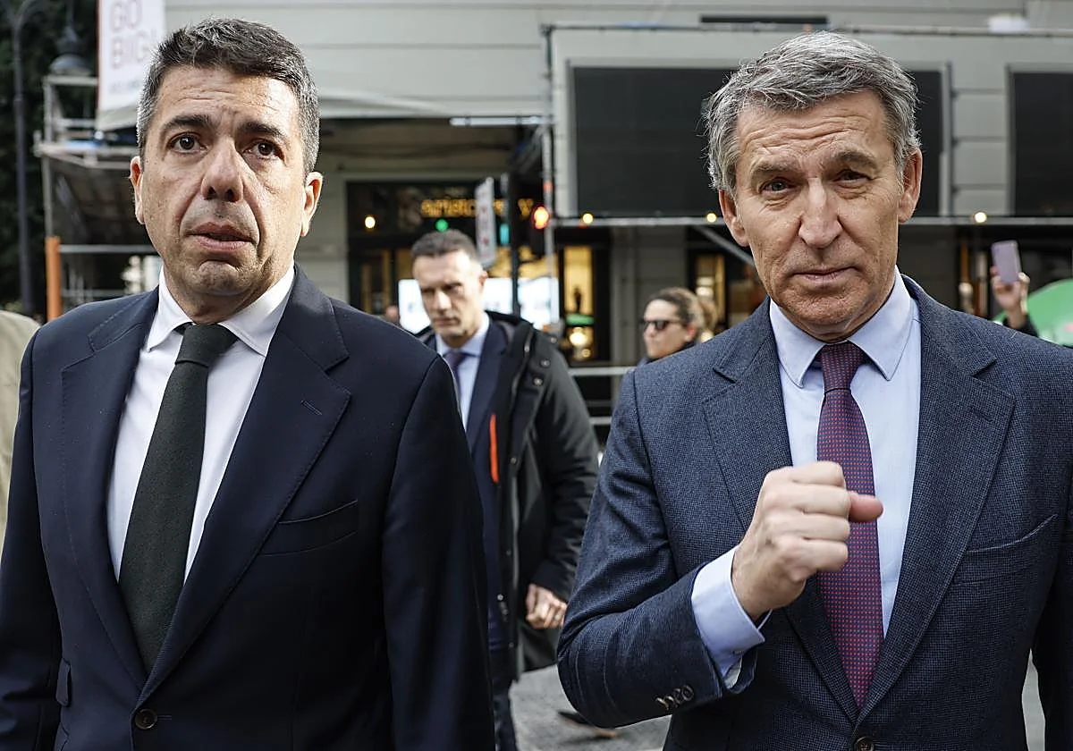 Feijóo remitirá a la jueza sus mensajes con Mazón del día de la dana