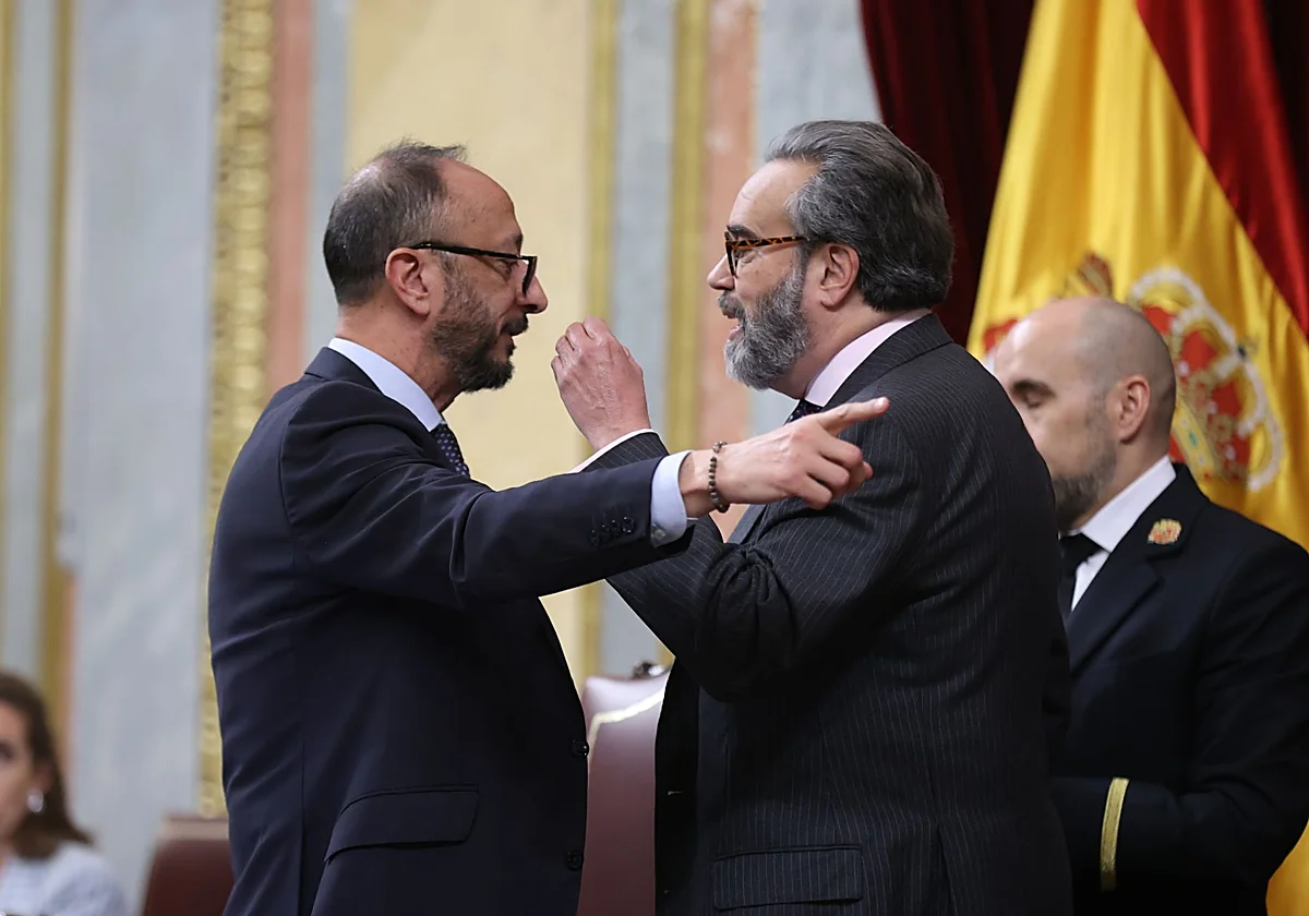 El vicepresidente del Congreso: «Pensaba por dónde me iba a llegar el sopapo»