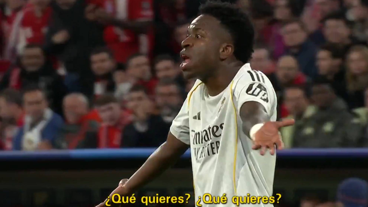 Vinicius, a Bellingham: "¿Qué quieres? Calla la boca"<br>