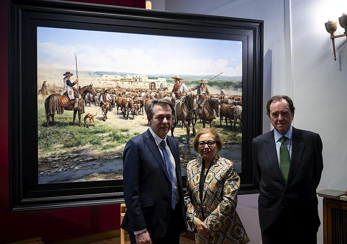 Iberdrola dona una obra del pintor Ferrer-Dalmau al nuevo museo de El Álamo en Texas