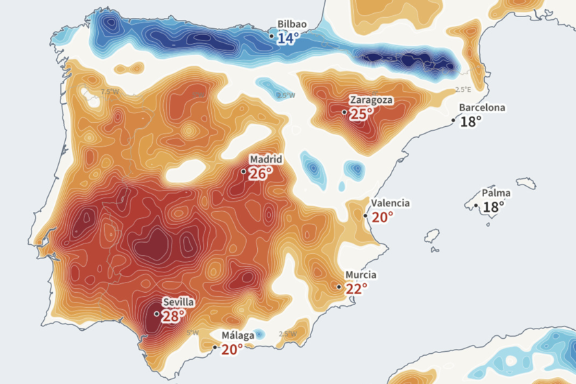 AEMET alerta de que el verano llega dos meses antes: este fin de semana registraremos las temperaturas más altas jamás medidas un 20 de abril