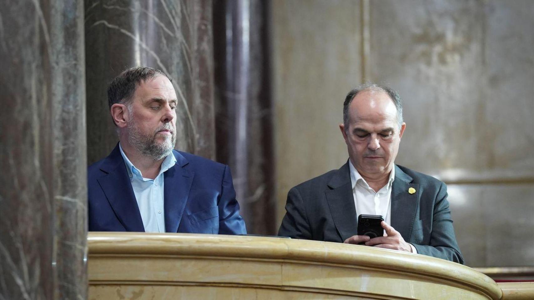 El TC rechaza suspender la inhabilitación de Junqueras y Turull, que seguirán sin poder presentarse a cargos electos