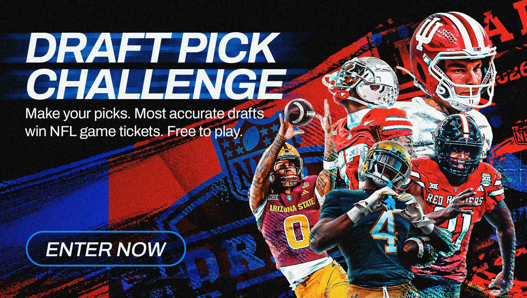 Win Free NFL Tickets: Enter the PFF 2026 Draft Pick Challenge today