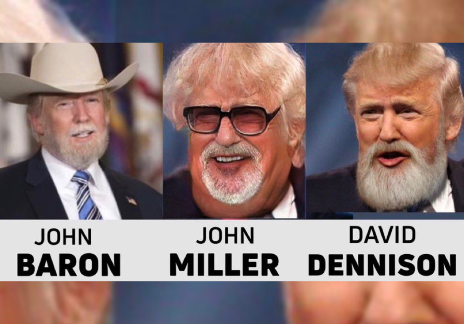 Los engaños de Trump antes de la IA: sus tres identidades secretas