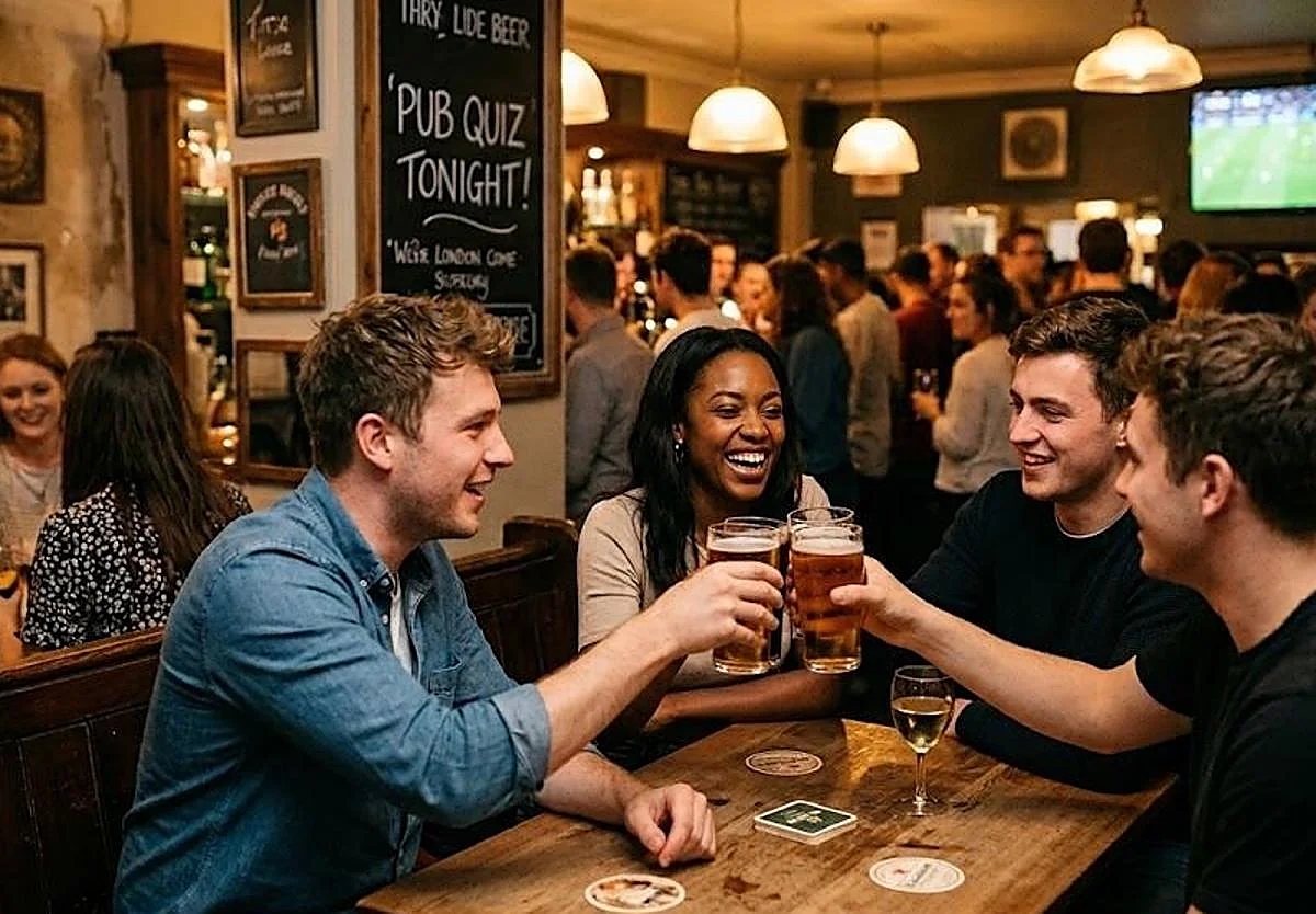 The pub beats the gym