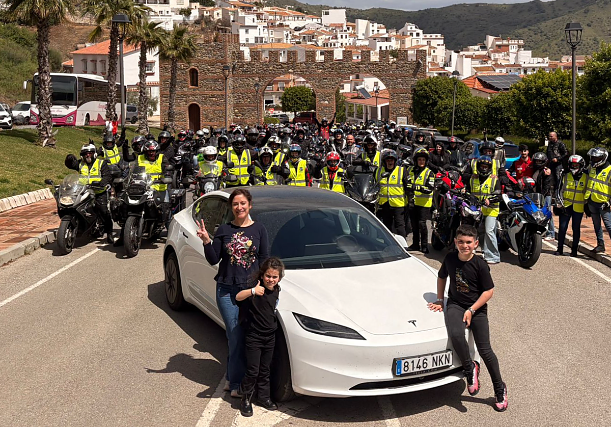 Más de 150 moteros convierten Málaga en epicentro de las dos ruedas