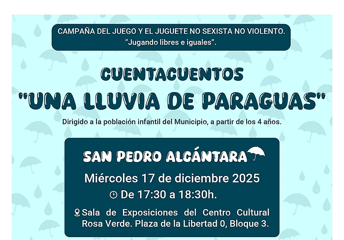 Marbella pone en marcha un año más la 'Campaña del Juego y el Juguete No sexista, no violento'