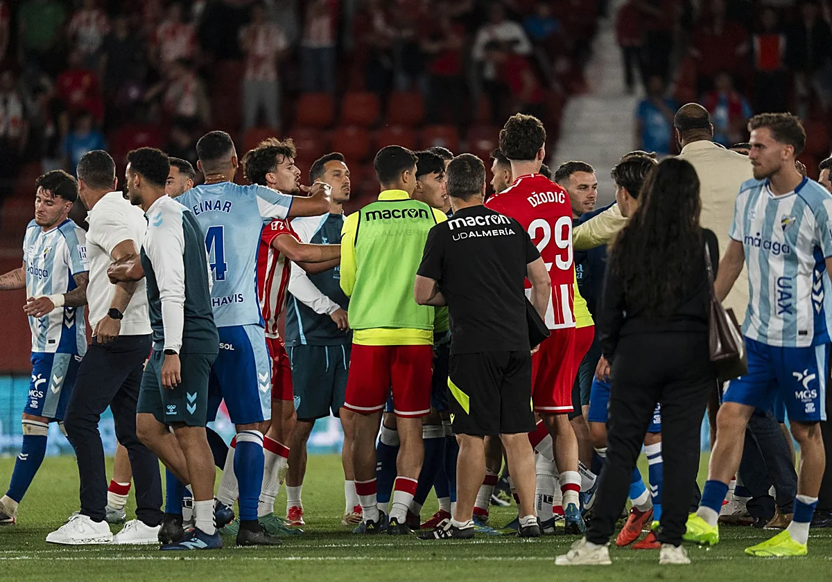 Sorpresa entre los malaguistas por la animadversión que se encontraron en Almería