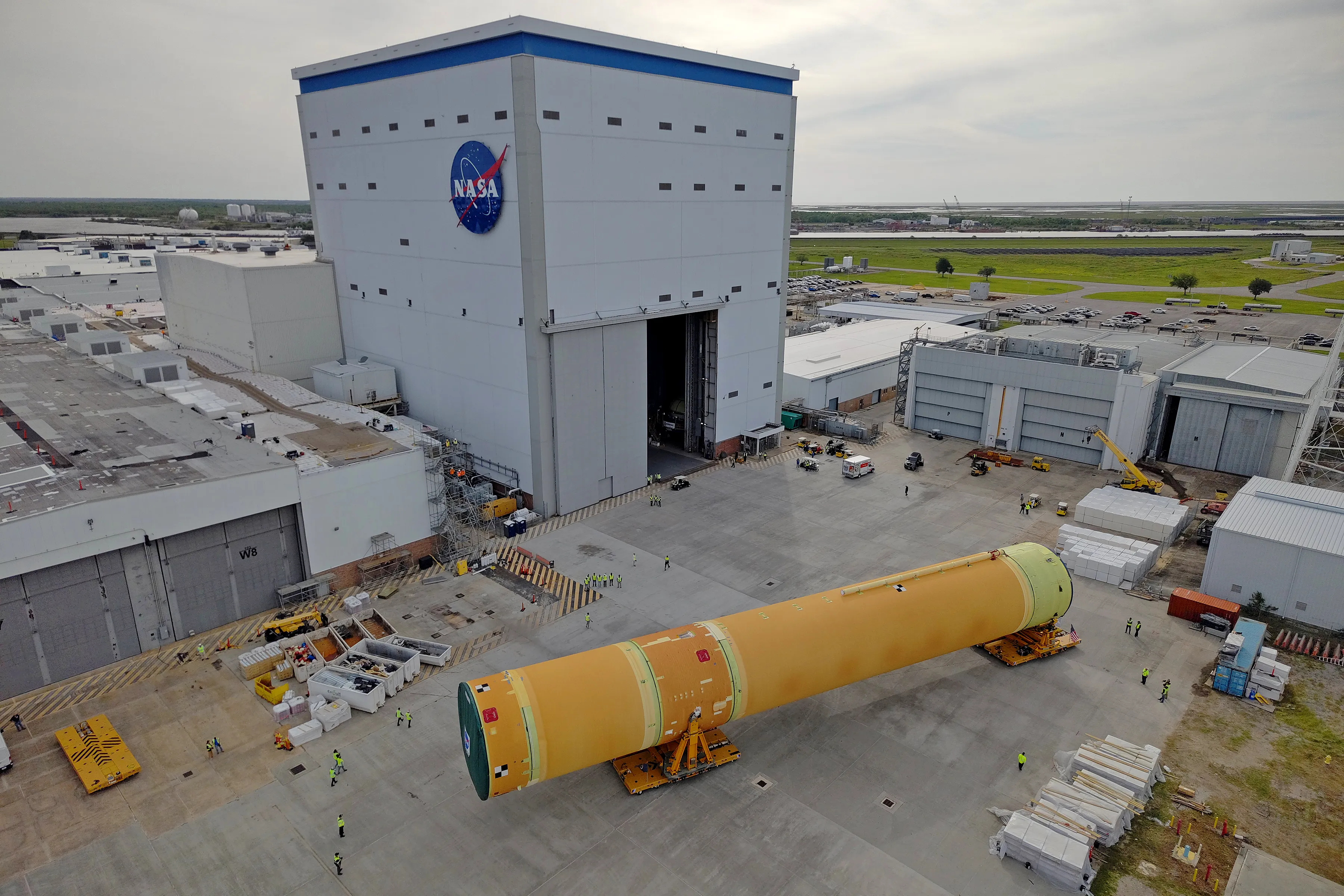 NASA Rolls Out Artemis III Moon Rocket Core Stage