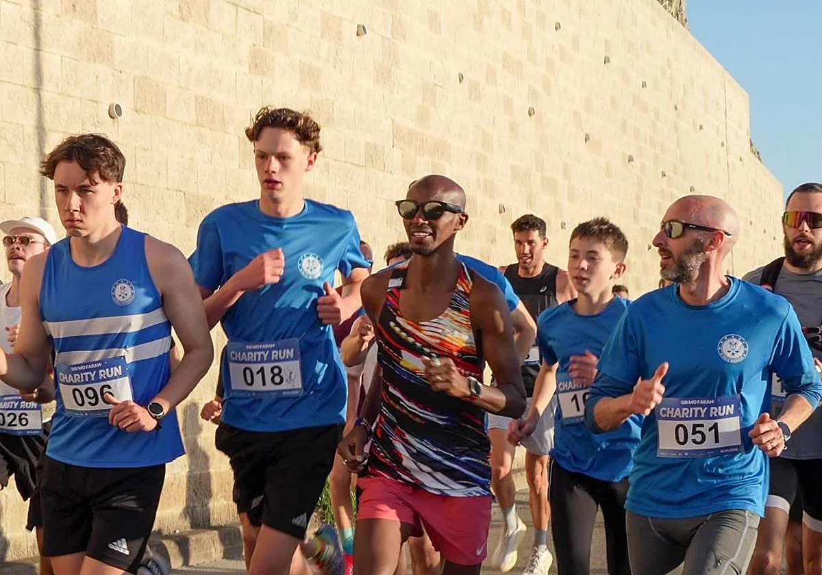 Sir Mo Farah visits Gibraltar ahead of Literary Festival