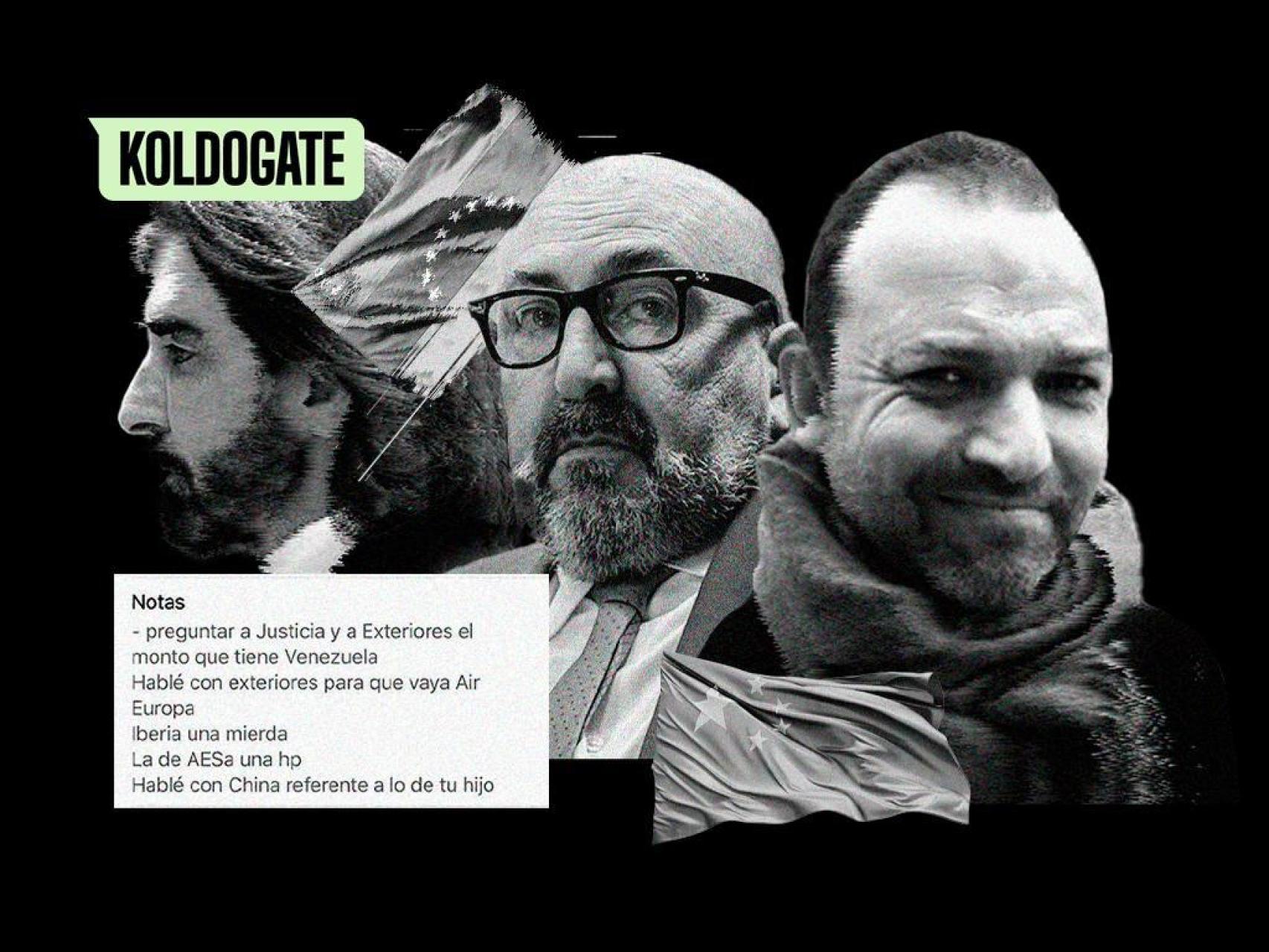 El día que Koldo incluyó en su agenda a su póker de ases: Air Europa, Venezuela, China y el hijo de Ábalos